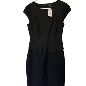 NWT JCREW sleeveless black dress size 2